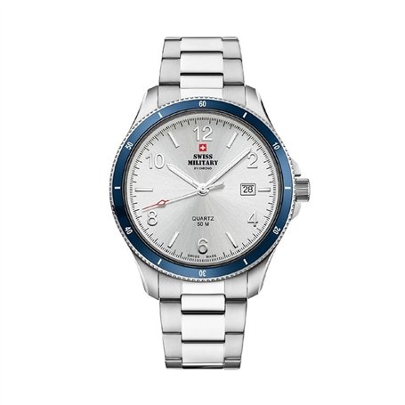 Montre Homme Swiss Military Chrono SM34096.02 Argenté