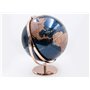 Mascagni 20FO1565 Globe terrestre Lumineux Vertical pivotant-Couleur Bleu-Rétroéclairage LED-Mappemonde Diamètre 30 cm