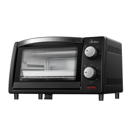 ARDES - AR6211B Four électrique d'une capacité de 10 litres avec éclairage interne Thermostat et minuterie réglables avec double