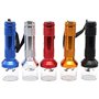 OUTLETISSIMO® Broyeur hachoir torche couleur noire hachoir à tabac en aluminium électrique