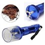 OUTLETISSIMO® Broyeur hachoir torche couleur noire hachoir à tabac en aluminium électrique