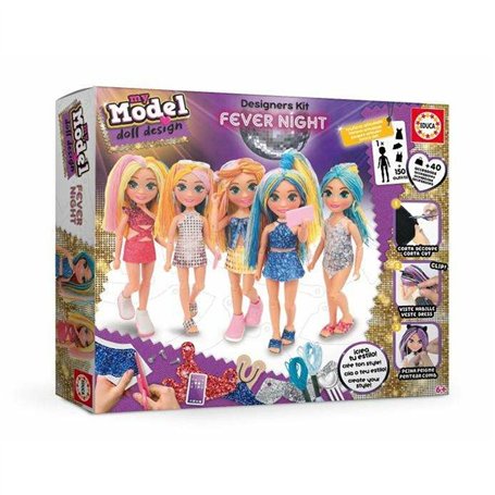 Bébé poupée Educa My Model Doll Design Fever Night
