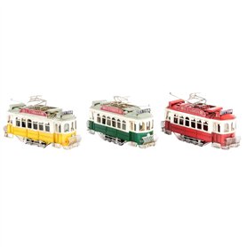 Figurine Décorative DKD Home Decor Train Vintage 27 x 8
