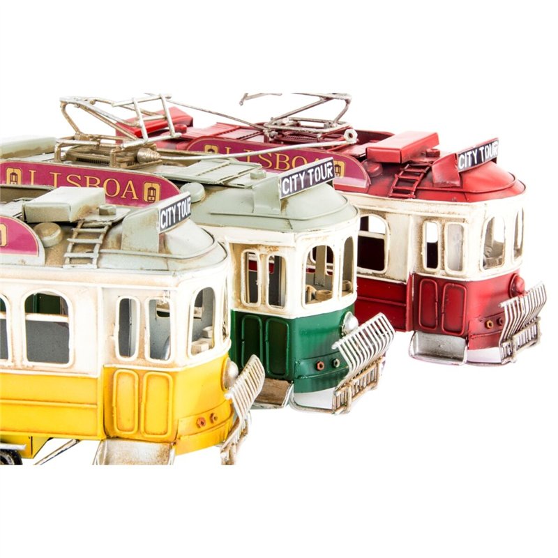 Image secondaire de Figurine Décorative DKD Home Decor Train Vintage 27 x 8,5 x 15,5 cm (3 Unités)