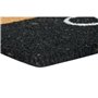 Paillasson DKD Home Decor Noir Marron Caoutchouc (75 x 45 x 1,5 cm) (2 Unités)
