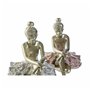 Figurine Décorative DKD Home Decor Danseuse de Rumba Résine (2 pcs) (13.5 x 7.5 x 9 cm)