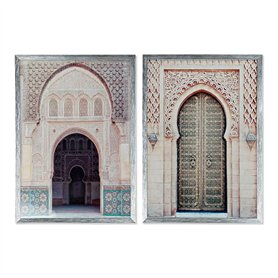 Cadre DKD Home Decor Porte (2 pcs) (50 x 3 x 70 cm)