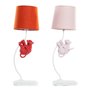 Lampe de bureau DKD Home Decor Polyester Résine 25W 220 V Singe (2 pcs) (19 x 17 x 53 cm)