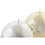 Bougie DKD Home Decor Noël (9 x 9 x 9 cm) (3 Unités)