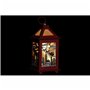 Lanterne DKD Home Decor Noël Blanc Rouge Bois Maison (9 x 9 x 18 cm) (2 pcs)