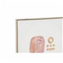 Cadre DKD Home Decor Abstrait (2 Unités) (50 x 3 x 70 cm)