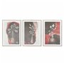 Cadre DKD Home Decor Fleurs (50 x 3 x 70 cm)