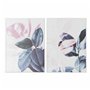 Cadre DKD Home Decor Tropical Feuille d'une plante (50 x 1