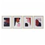 Cadre DKD Home Decor Abstrait Moderne (35 x 2 x 45 cm) (4 Unités)