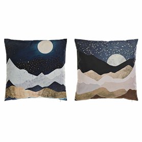 Coussin DKD Home Decor Lune (2 Unités) (45 x 10 x 45 cm)