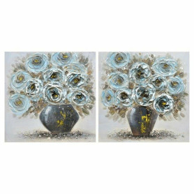 Cadre DKD Home Decor S3018303 Vase (60 x 3 x 60 cm) (2 Unités)