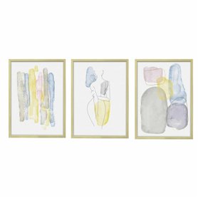 Cadre DKD Home Decor Abstrait (53 x 3 x 73 cm)