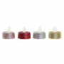 Bougie DKD Home Decor Lumière LED Noël (4 x 4 x 5 cm) (4 Unités)