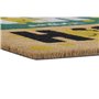 Paillasson DKD Home Decor Noir Marron Caoutchouc Blanc Vert 2 Unités Fibres de coco (60 x 40 x 1,5 cm)