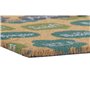 Paillasson DKD Home Decor Noir Gris Marron Caoutchouc Menthe 2 Unités Fibres de coco (60 x 40 x 1,5 cm)