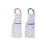 Ensemble de Cuisine DKD Home Decor Marin Polyester Coton (60 x 80 x 0,5 cm) (2 Unités)