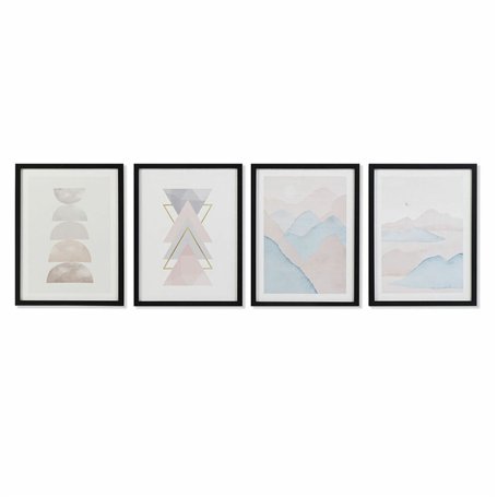 Cadre DKD Home Decor Montagne (30 x 3 x 40 cm) (4 Unités)
