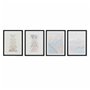 Cadre DKD Home Decor Montagne (30 x 3 x 40 cm) (4 Unités)