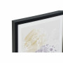 Cadre DKD Home Decor Fleurs (30 x 3 x 40 cm)