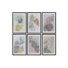 Cadre DKD Home Decor Femme (40 x 3 x 60 cm) (6 Unités)