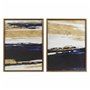 Cadre DKD Home Decor Abstrait (60 x 3 x 80 cm) (2 Unités)