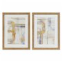 Cadre DKD Home Decor Abstrait (30 x 3 x 40 cm) (2 Unités)