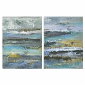 Cadre DKD Home Decor Abstrait Moderne (60 x 2