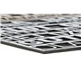 Paillasson DKD Home Decor Argenté Doré Caoutchouc 2 Unités Urbaine (75 x 45 x 0,5 cm)