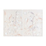 Cadre DKD Home Decor Feuille d'une plante (2 Unités) (50 x 3 x 70 cm)