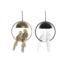 Suspension DKD Home Decor Doré Blanc 220 V 50 W (29
