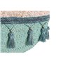 Sac à Bandoulière DKD Home Decor Naturel Gris Polyester Menthe Fibre (39 x 9 x 48 cm) (2 Unités)