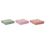 Coussin DKD Home Decor De Sol Polyester (60 x 60 x 13 cm) (3 Unités)