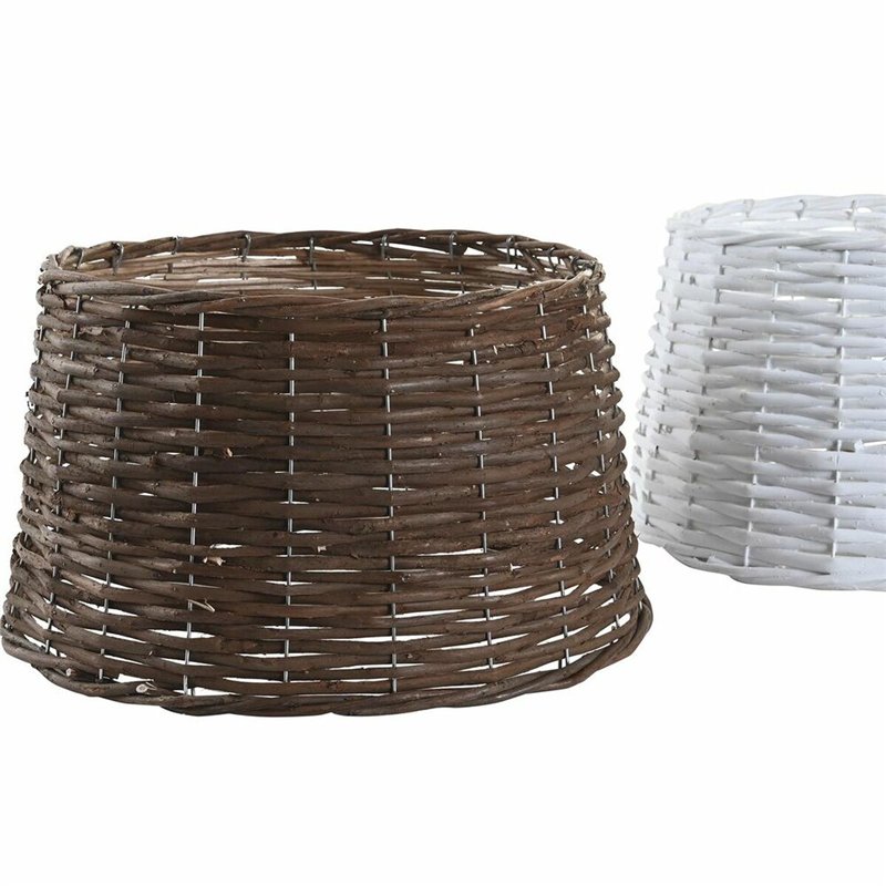 Image secondaire de Jupe pour l'arbre de Noël DKD Home Decor osier (39 x 39 x 22 cm) (2 Unités)