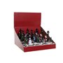 Figurine Décorative DKD Home Decor Lumière LED Résine Bonhomme de Neige (9 x 9 x 13 cm) (2 Unités)