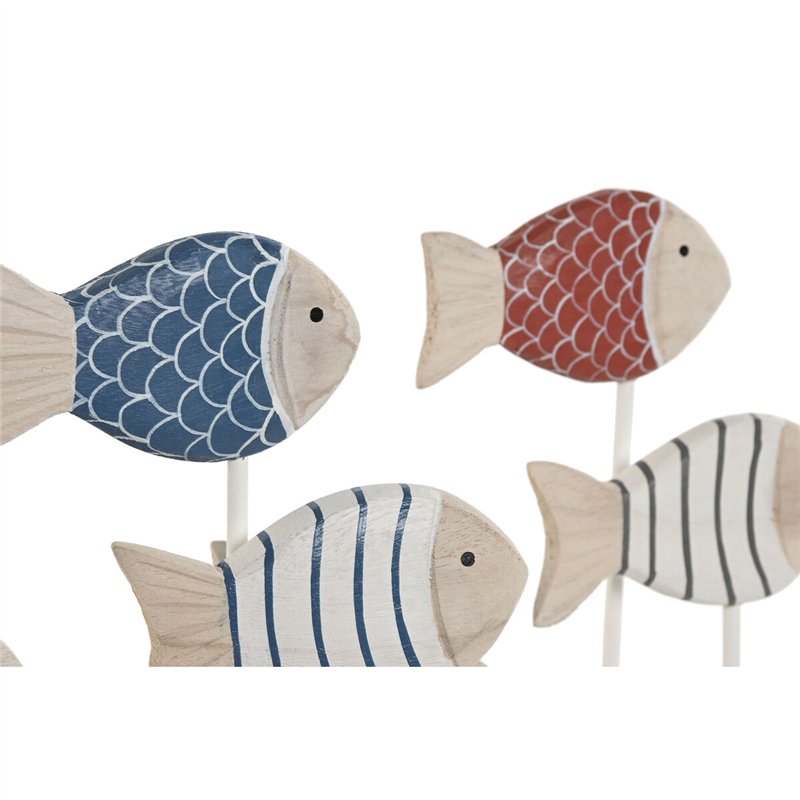 Ensemble de Bougies DKD Home Decor Noël (5,5 x 5,5 x 6 cm) (2 Unités)