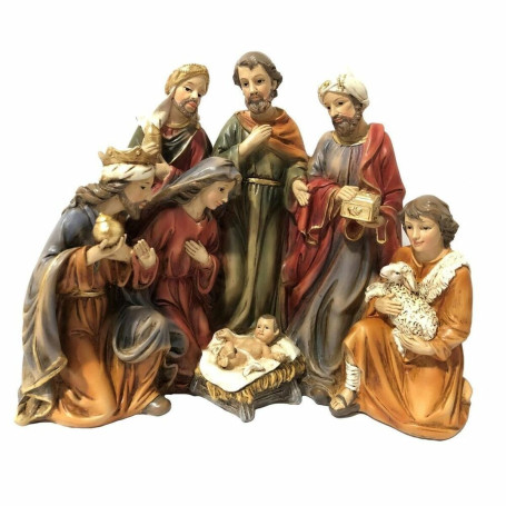 Crèche de Noël DKD Home Decor Résine (23 x 12