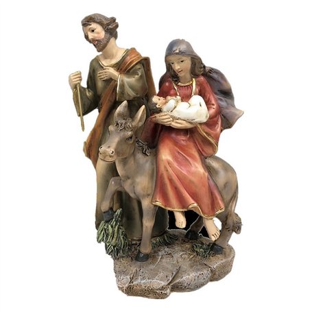 Crèche de Noël DKD Home Decor Résine (2 Unités) (12 x 12 x 21 cm)