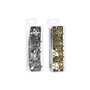 Porte-serviettes DKD Home Decor Lot Métal Flocons de neige (5 x 5 x 17 cm) (2 Unités)