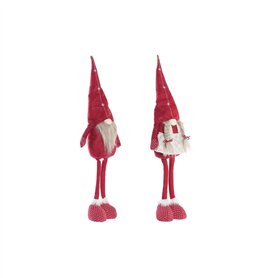 Figurine Décorative DKD Home Decor Noël Gnome Polyester (22 x 10 x 73 cm) (2 Unités)