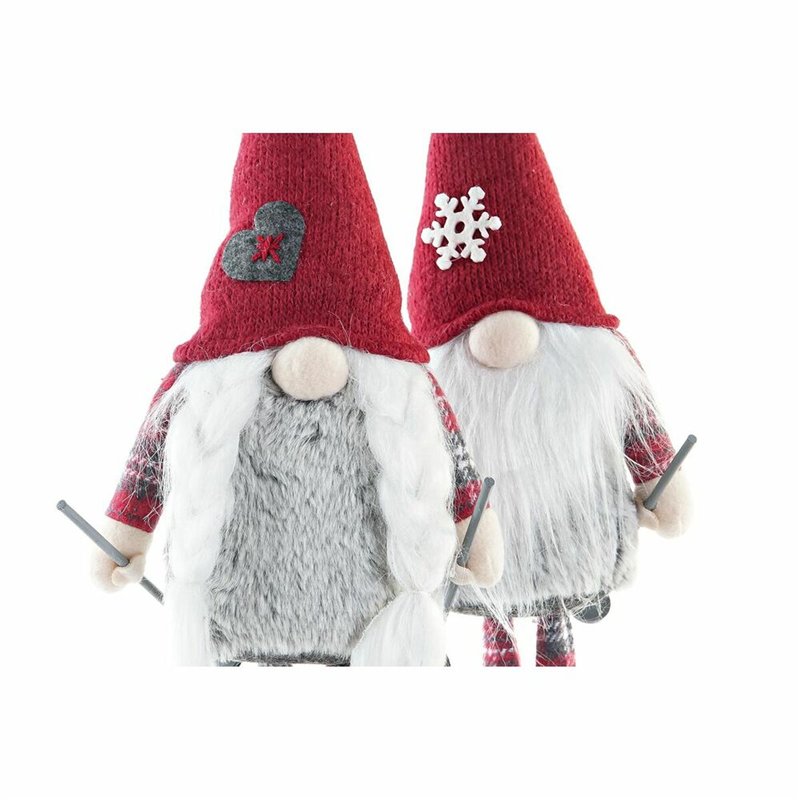 Image secondaire de Figurine Décorative DKD Home Decor Noël Gnome Polyester (16 x 12 x 46 cm) (2 Unités)