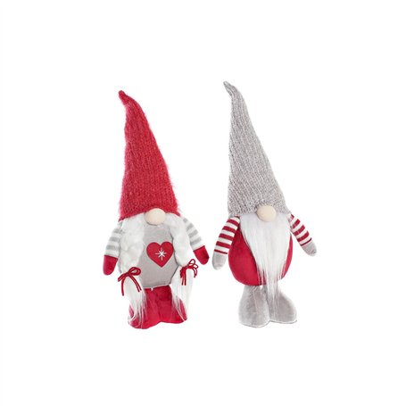 Figurine Décorative DKD Home Decor Noël Gnome Polyester (20 x 9 x 50 cm) (2 Unités)