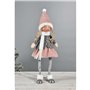 Figurine Décorative DKD Home Decor Noël Poupée Polyester Filles (15 x 9 x 43 cm) (2 Unités)