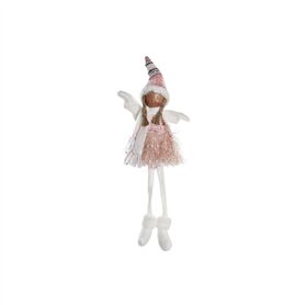 Figurine Décorative DKD Home Decor Noël Fée Polyester Ange (22 x 15 x 48 cm) (2 Unités)