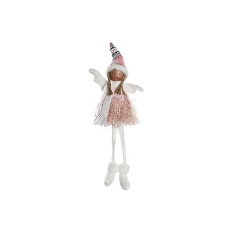 Figurine Décorative DKD Home Decor Noël Fée Polyester Ange (22 x 15 x 48 cm) (2 Unités)