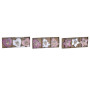Ensemble Décorations de Noël DKD Home Decor Polyester (22 x 8 x 1 cm) (3 Unités)